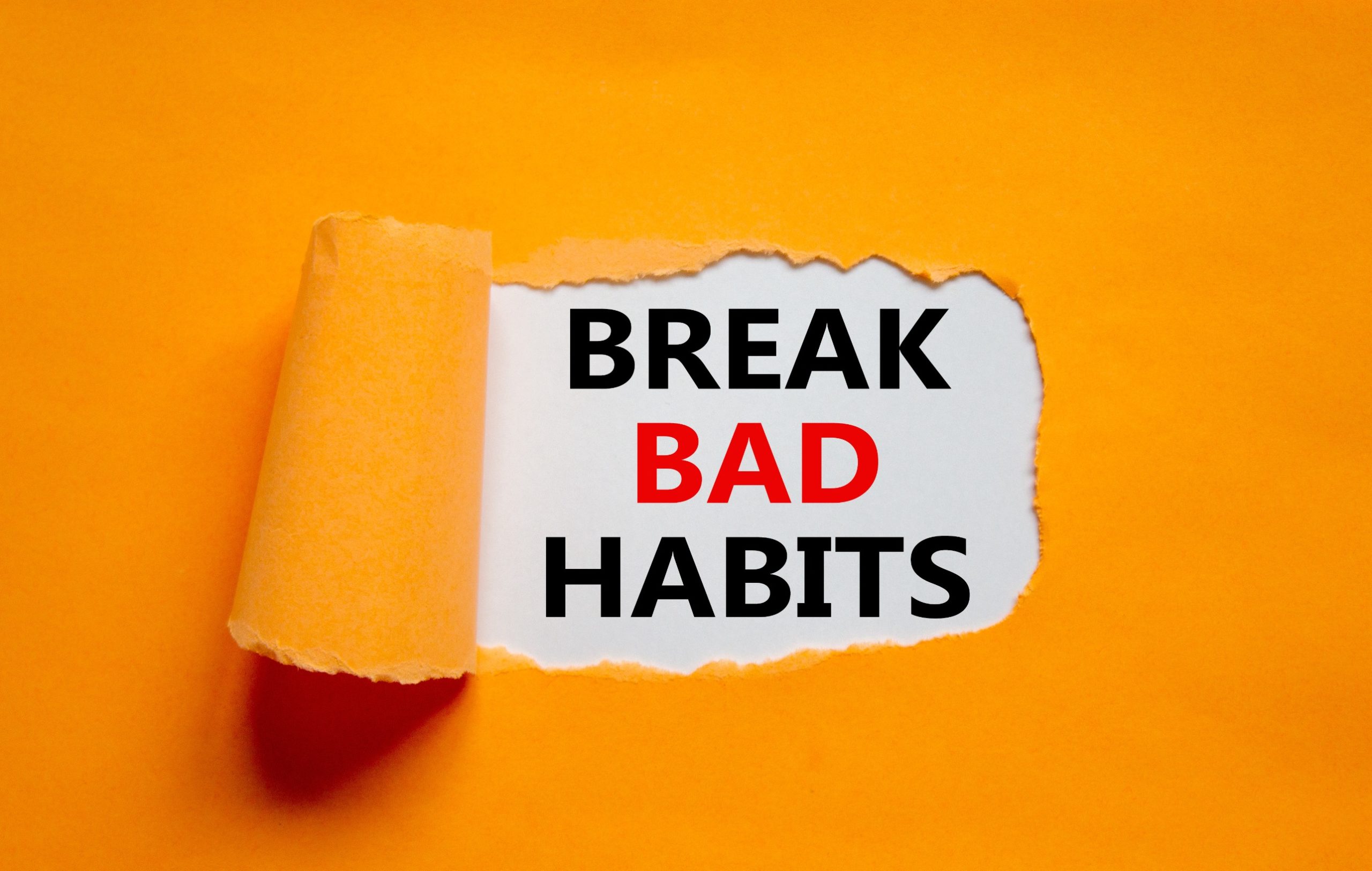 If you want to be really happy in life, you need to let go of some bad habits